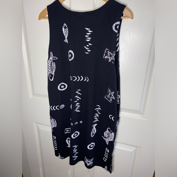 Fish Sundress, Nautical Fish Dress,
Beach Coverup, Mermaid Women’s Size Large - Picture 7 of 7